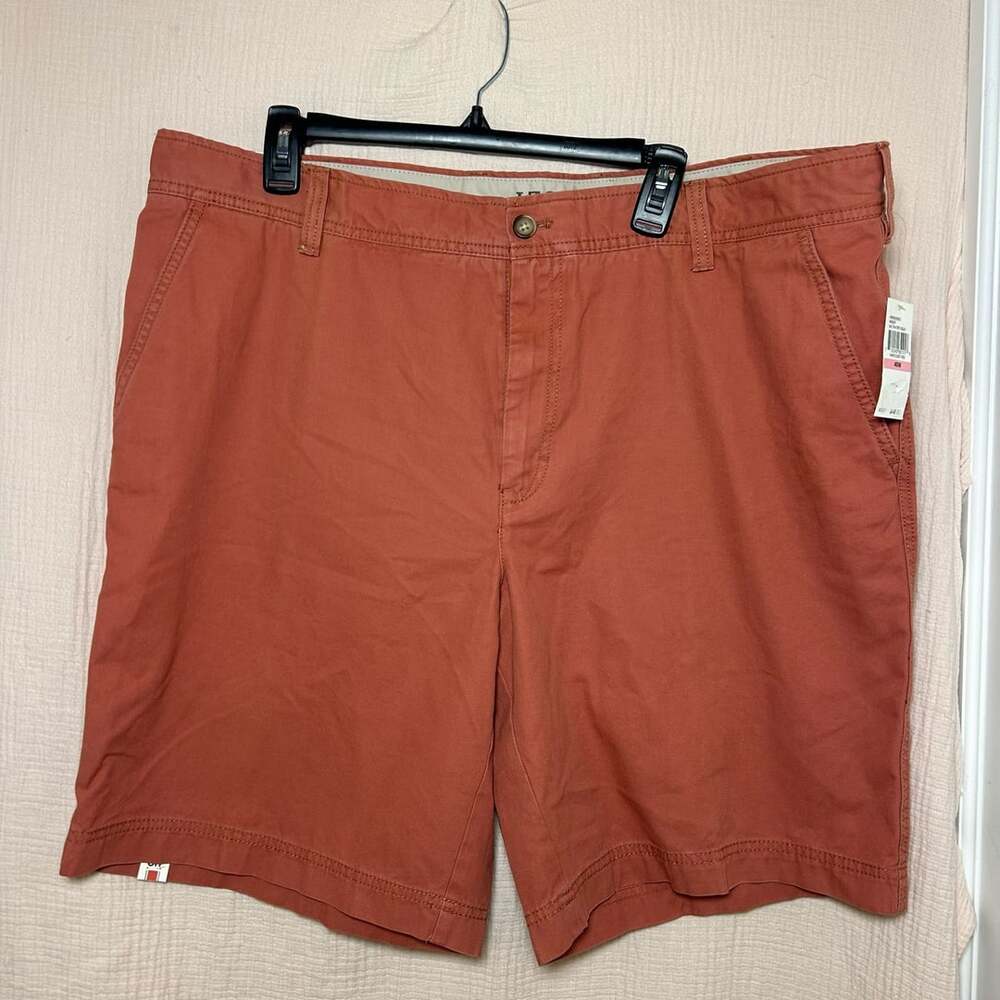 IZOD Saltwater Chino Shorts Size 40 Nantucket Red Cotton